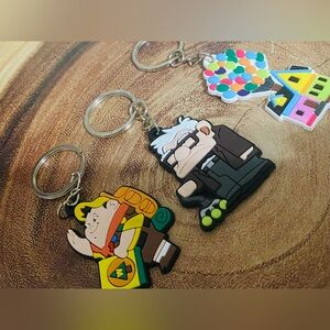 Pixar Movie UP 3 Keychains